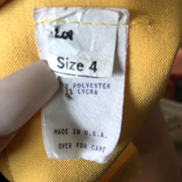Vintage yellow dress - Picture 2 of 2